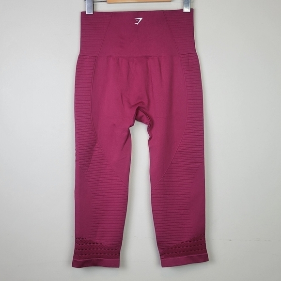 GYMSHARK Energy Seamless Leggings HIgh Waist Crop M - Picture 5 of 9